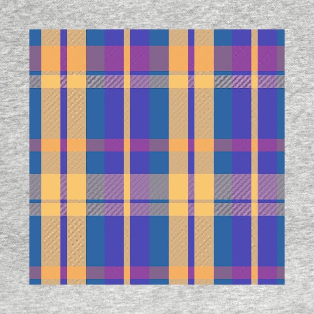 Vaporwave Aesthetic  Aillith 1 Hand Drawn Textured Plaid Pattern by GenAumonier
